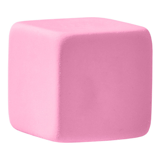 Cube Shaped Erasers Pink